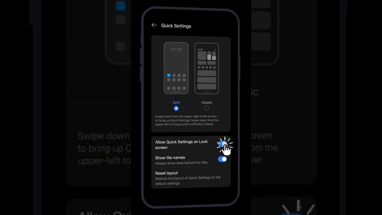 OnePlus Lock Screen Se Quick Settings Kaise Enable Kare? 🔓⚙️| #oneplus #shorts