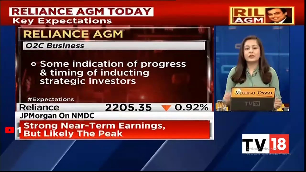 RIL AGM 2021 Live - Reliance Industries 44th Annual General Meeting - JIO 5g LIVE