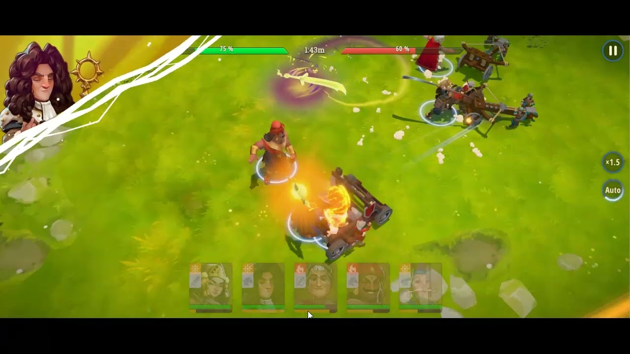 Heroes of History: Epic Empire Let's test heroes! Julius Caesar