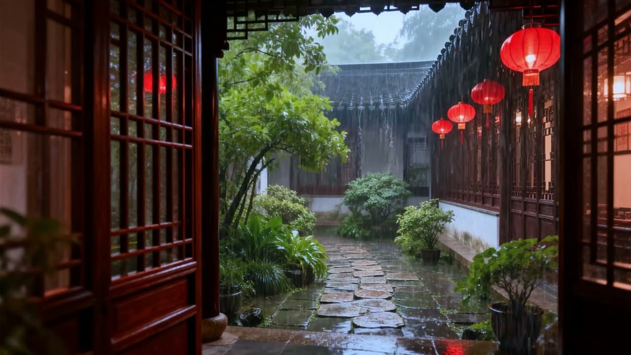 Gentle rain sounds, help you drift off to sleep 😴 | Soothing natural white noise