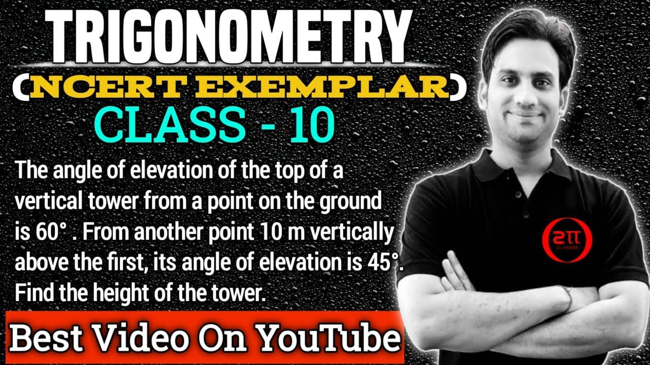 The angle of elevation of the top of a vertical tower from a point on the ground is 60° .