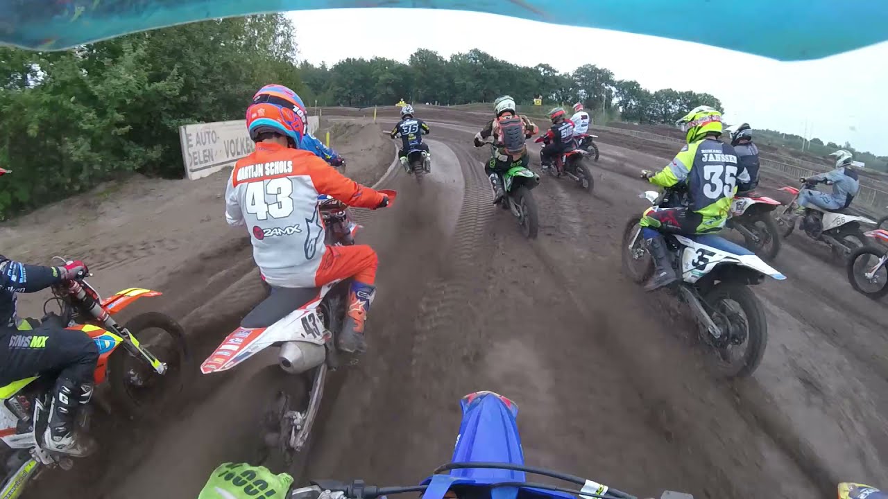 berghem crossbaan  2021 MON Open Junioren heat 2 gopro