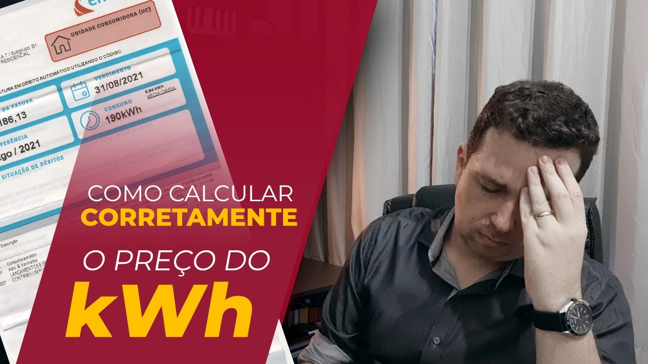 Como calcular CORRETAMENTE o preço do kWh conta de energia elétrica