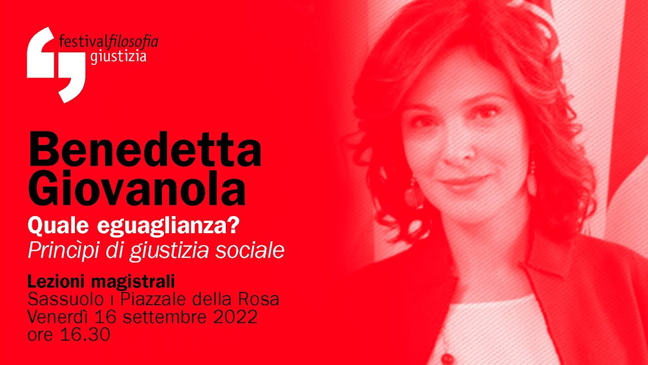 Benedetta Giovanola | Quale eguaglianza? | festivalfilosofia 2022