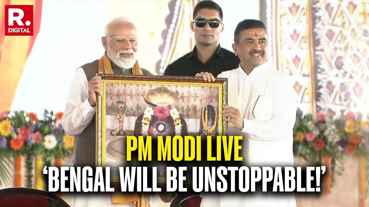 LIVE: PM Modi Marks West Bengal Foundation Day | Launches Mega Development Projects in Hooghly