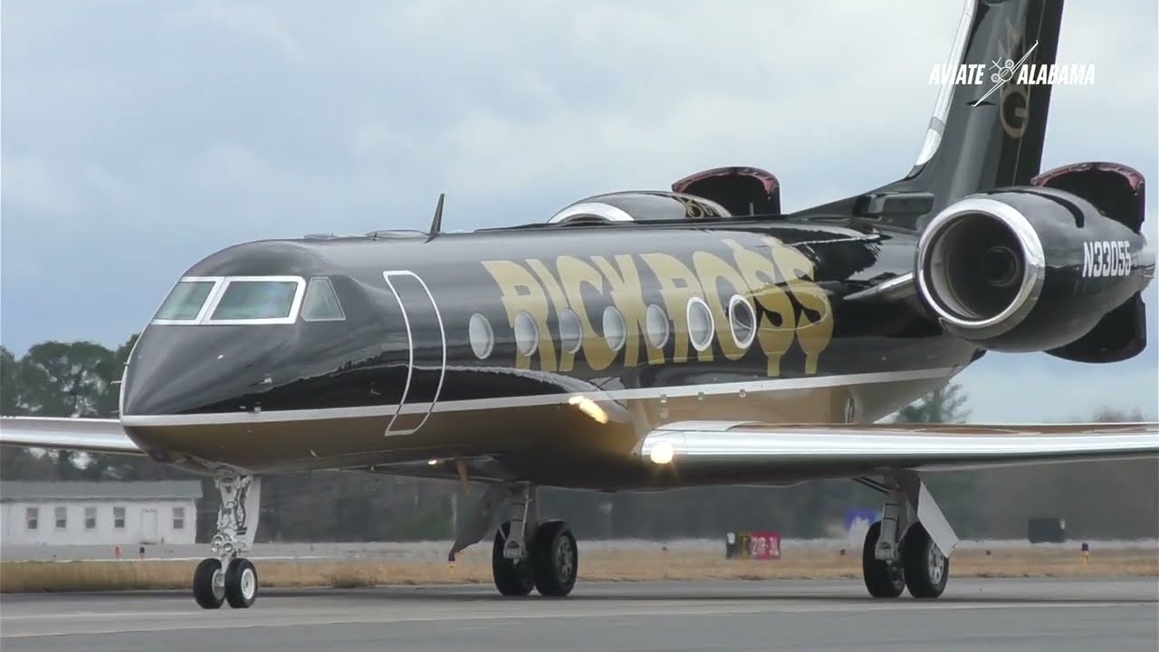 I Caught Rick Ross's Gulfstream G550 Landing in Atlanta KPDK/PDK
