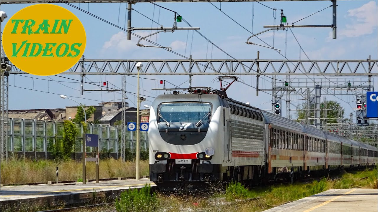 Treni Intercity deviati sulla Ferrovia Roma - Napoli via Cassino (Agosto 2021)