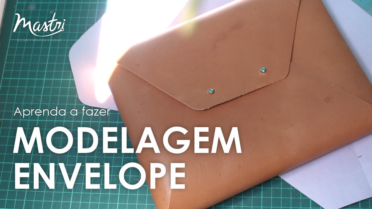 MODELAGEM ENVELOPE em couro!
