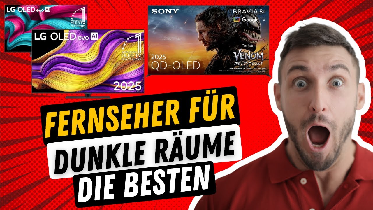 Welcher Fernseher für dunkle Räume? Bester TV dunkles Heimkino