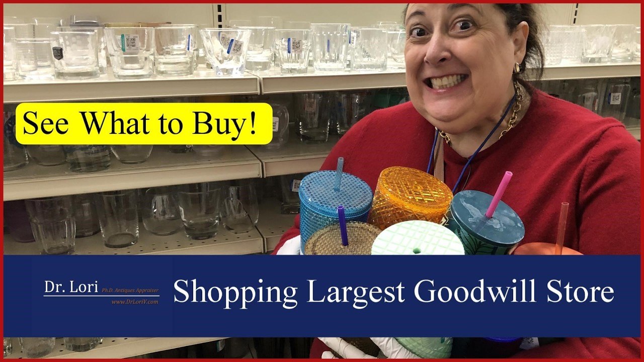 See What to Buy at the Largest Goodwill Thrift Store in the United States - Shopping with Dr. Lori