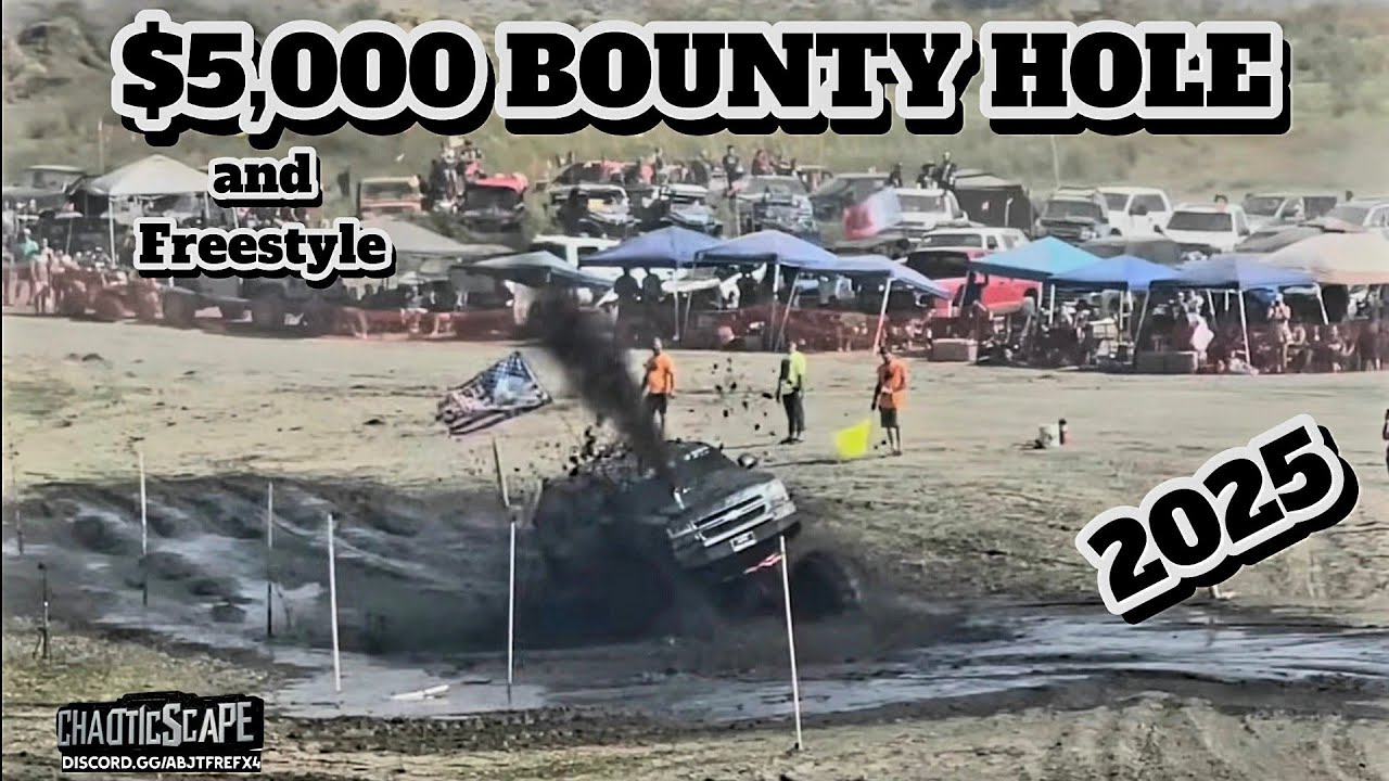 $5k Bounty Hole Mud Bog, and Freestyle Event 2025, Moses Lake Washington, Epic Moments! #usa