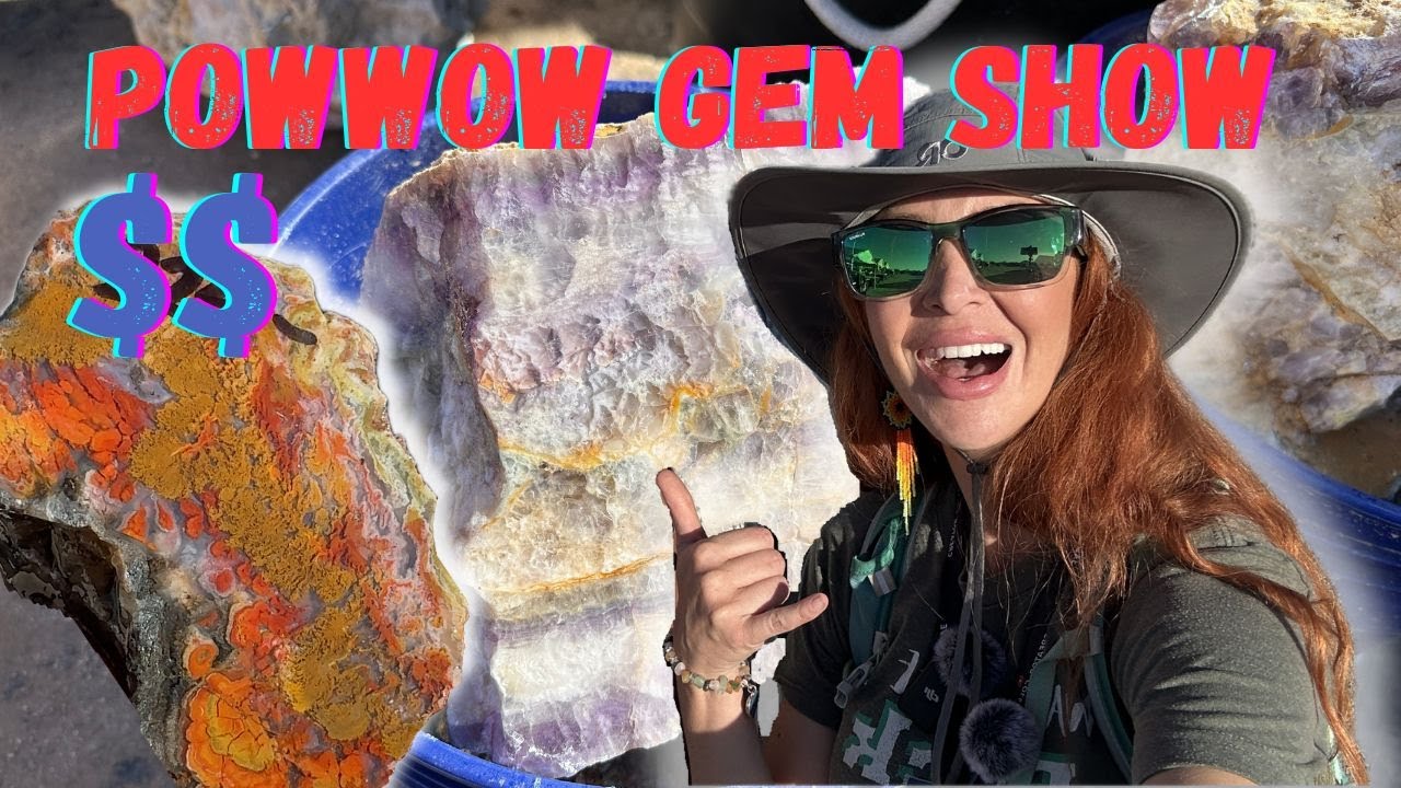 ONE of a KIND MINERALS and ROCKS PowWow show in Quartzsite ARIZONA