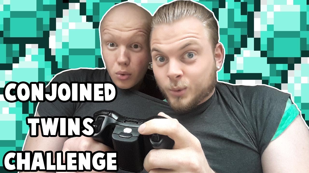 Conjoined Twin Challenge - Minecraft Edition
