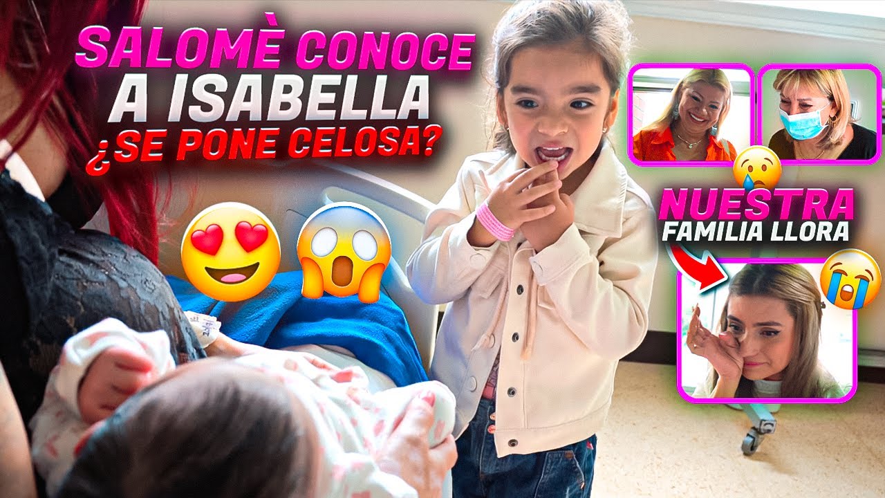 PRIMERA VEZ QUE SALOMÉ CONOCE A SU HERMANA😱 Carlos & Adri