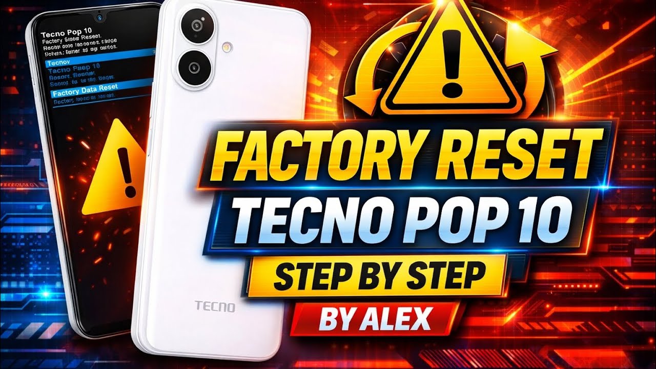 Tecno KM4 (pop10)Factory Reset without computer/pc  | በቀላሉ ሞባይል ፓስውርድ  ፎርማት ኣደራረግ (By Alex)
