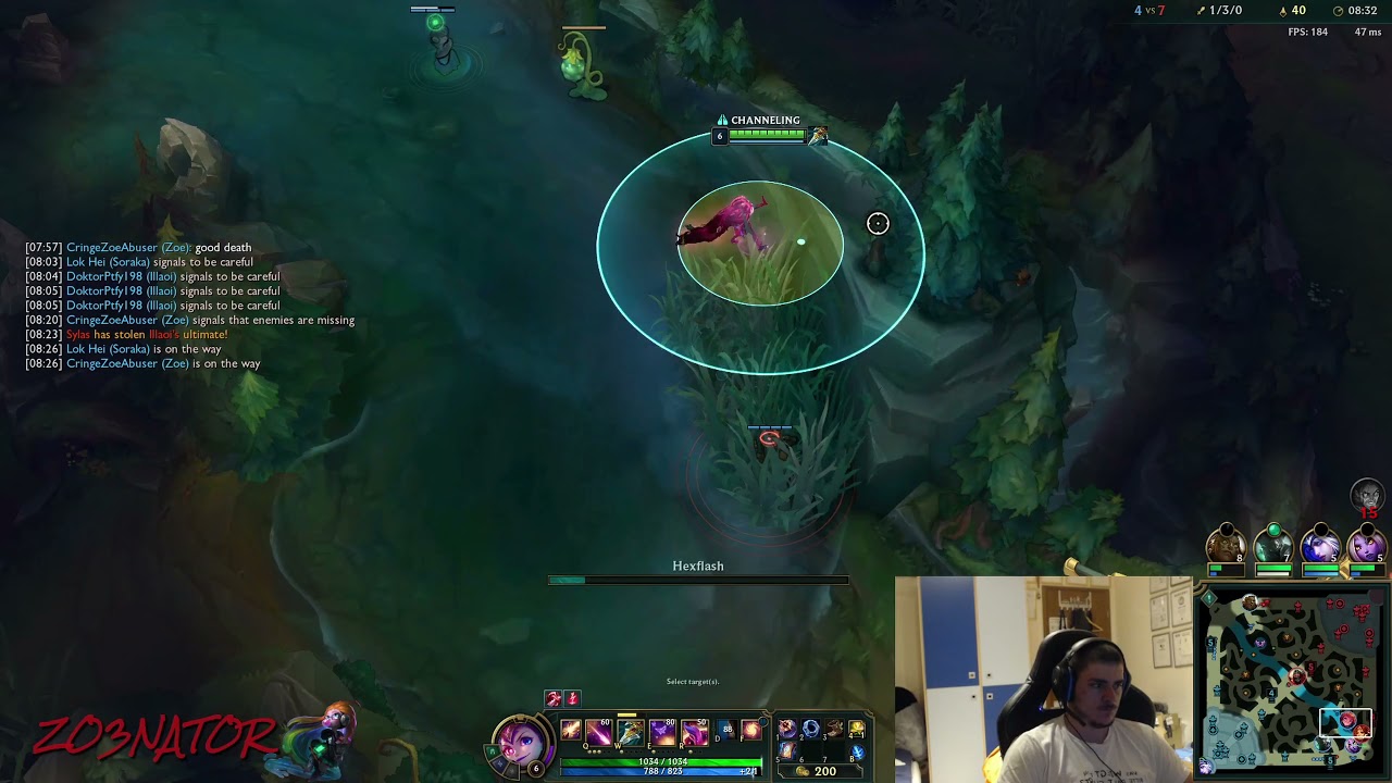 Zo3nator getting turbo carried by omega chad Mordekaiser EUW  ft. Soraka is very balanced XD