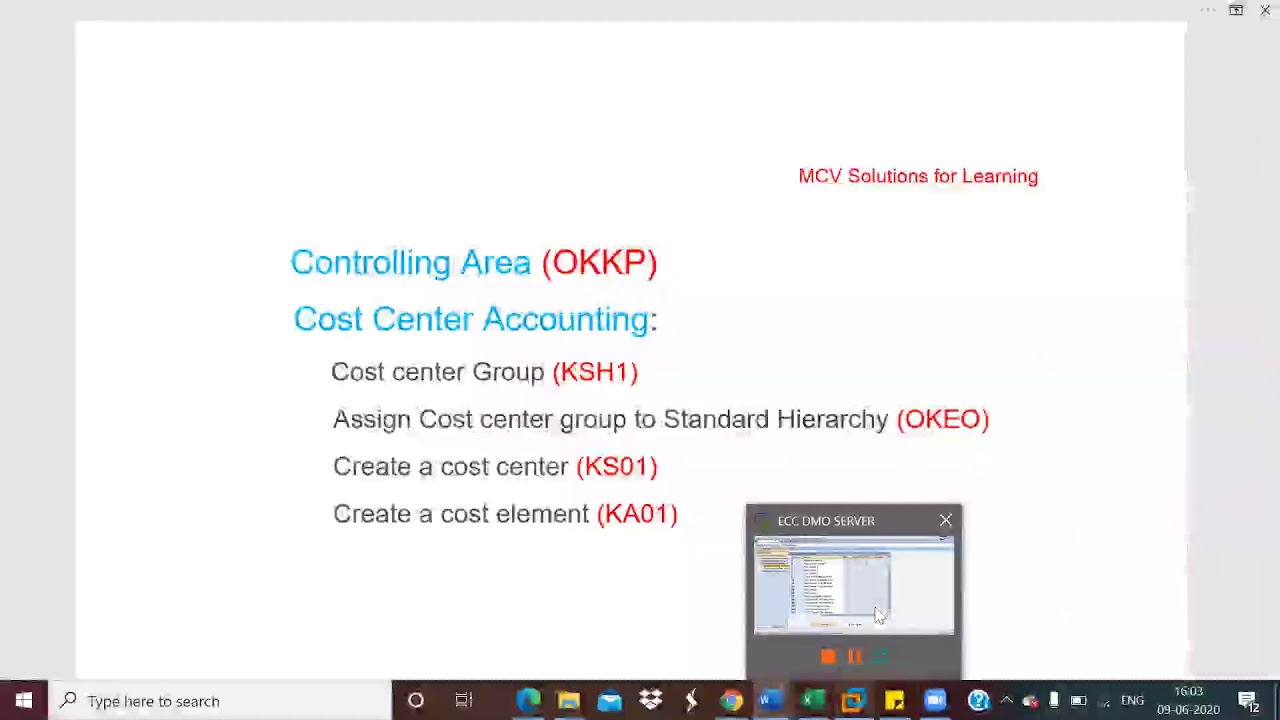 Controlling Area and Cost Center Accounting configuration in SAP
