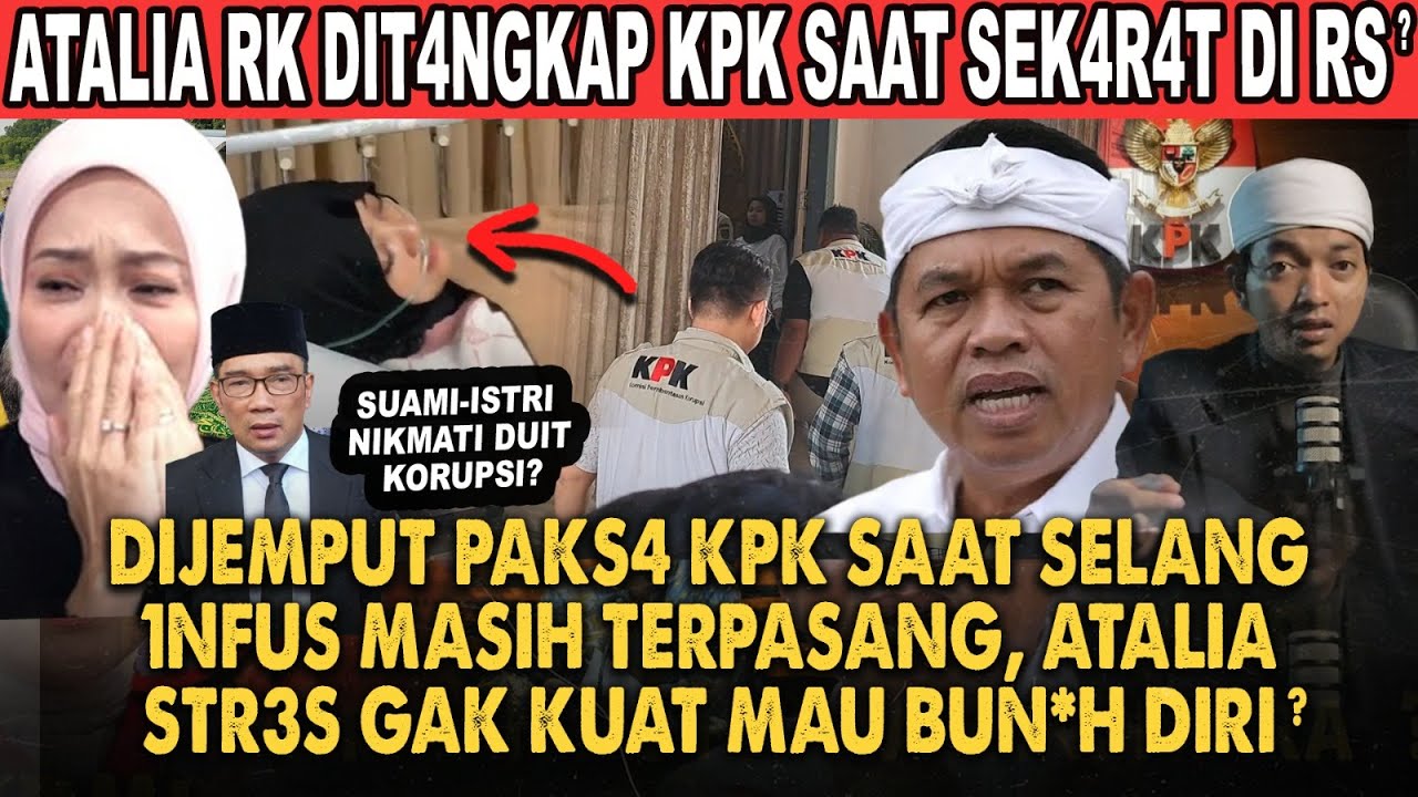 PARAAHH!! KANG DEDI MULYADI TERKEJUT M4NTAN RIDWAN KAMIL ATALIA DITANGK4P KARENA IKUT KORUPSI?!