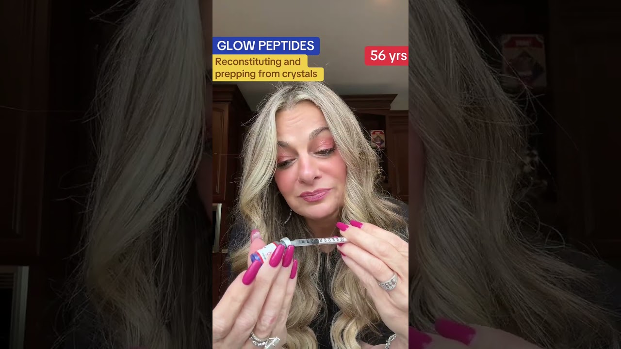 How I prepare, reconstitute and startup from the crystallized glow peptide stack