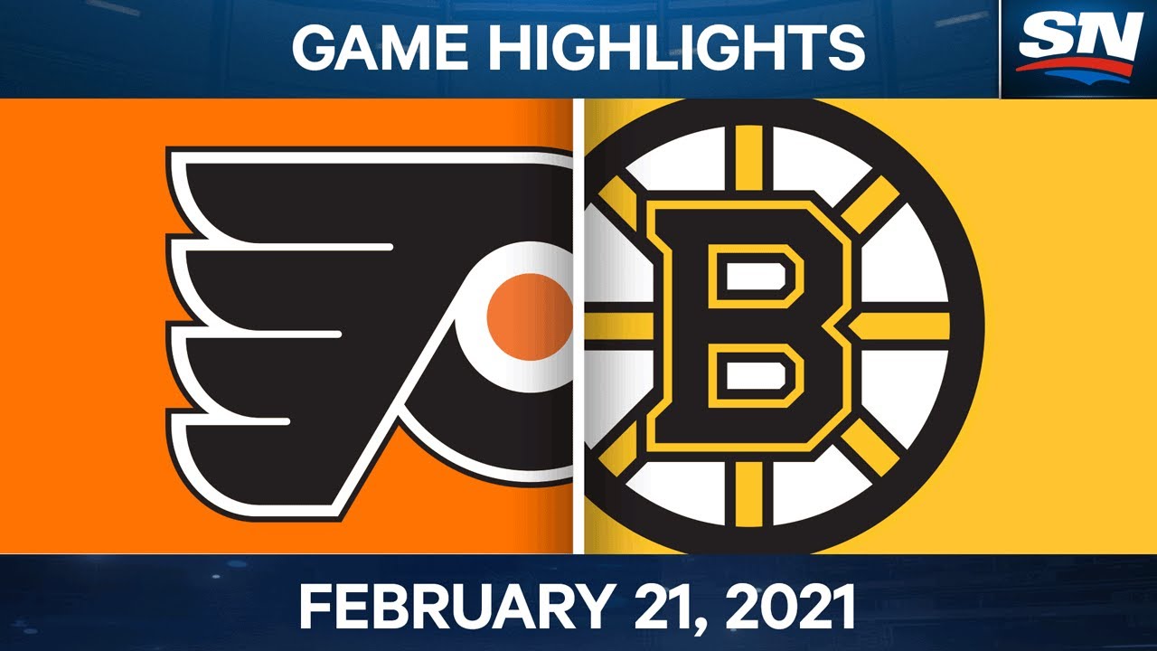 NHL Game Highlights | Flyers vs. Bruins - Feb. 21, 2021