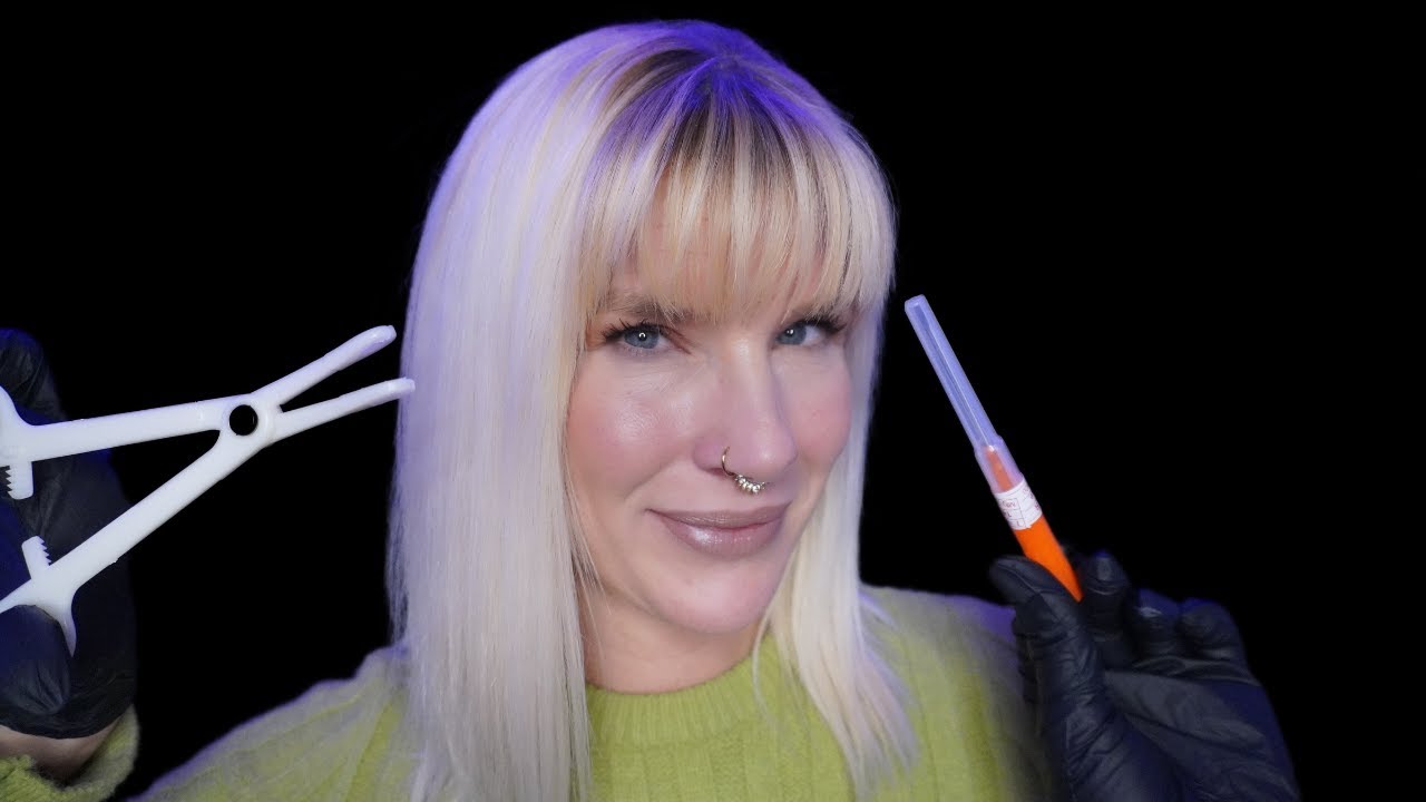 ASMR Piercing Studio Roleplay (Ohr - & Bauchnabelpiercing)