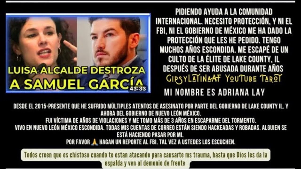 El gobierno de Nuevo León y la corrupcion y abuso de poder de Samuel García y Mariana Rodríguez