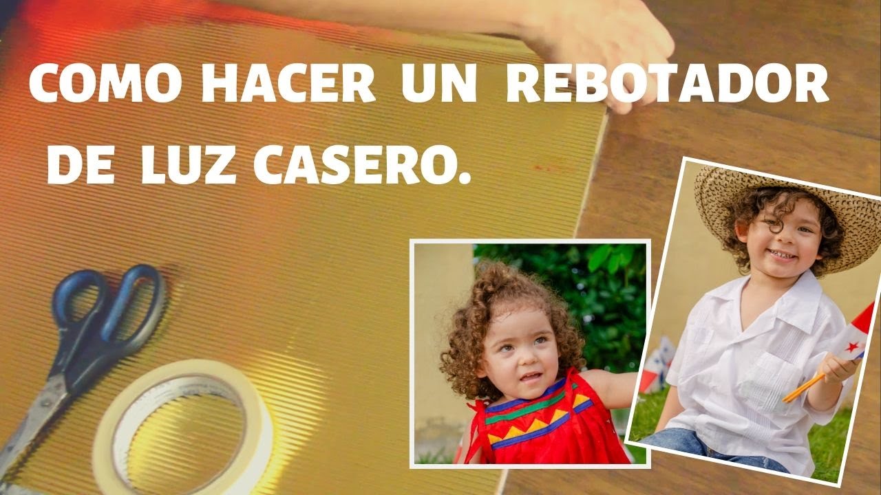 Como crear un REBOTADOR DE LUZ casero.