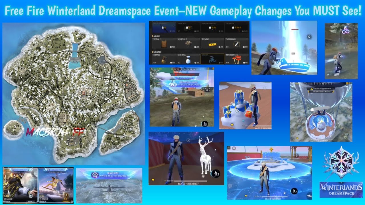Free Fire Winterland Dreamspace Event–NEW Gameplay Changes You MUST See!