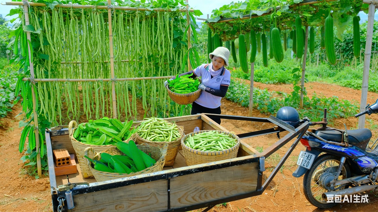 My bumper harvest for Lunar New Year 2026 with a wide variety of vegetables, fruits, and more