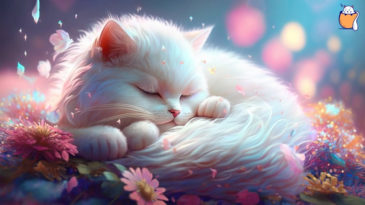 Relax Your Cat - 3 HOURS of Soothing Music for Cats | Cat Purring Sounds | Sleepy Cat