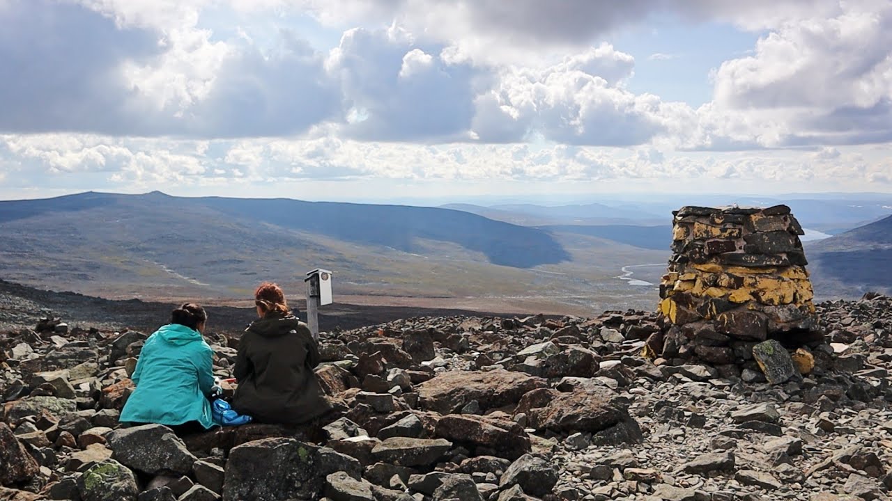 Haltin huiputus / Hiking from Kilpisjärvi to Halti, Finland, July 2024