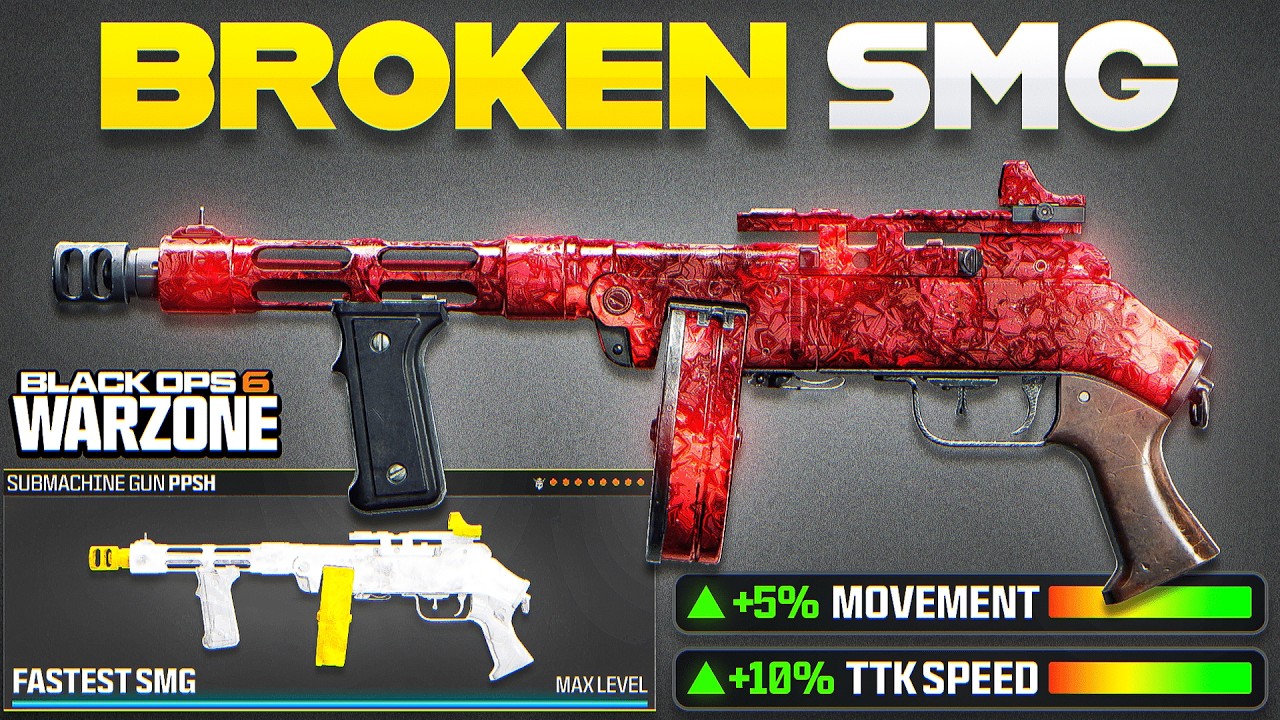 Using the BEST SMG META in WARZONE 4 & BO6! (Best PPSH-41 Loadout & Class Setup Build)