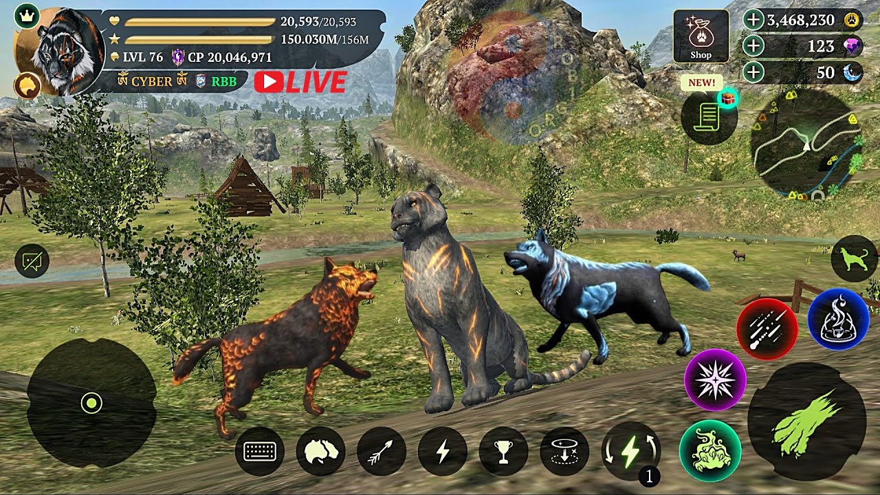🔴 LIVE | The Tiger LVL 77 And The Wolf |