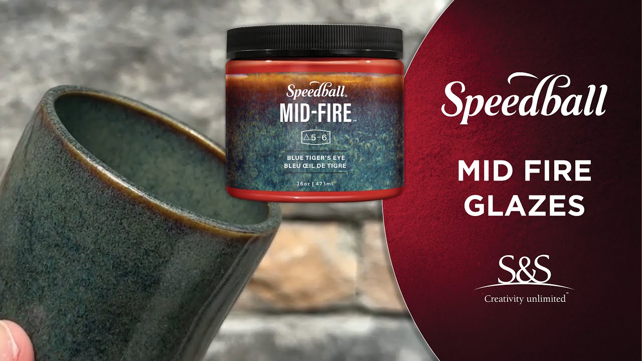 Using Speedball Mid Fire Glazes #speedball #sswholesale