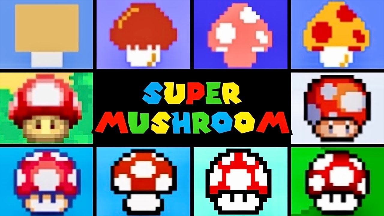 Evolution of 🍄SUPER MUSHROOM🍄 in Super Mario Bros. Remastered - 4K