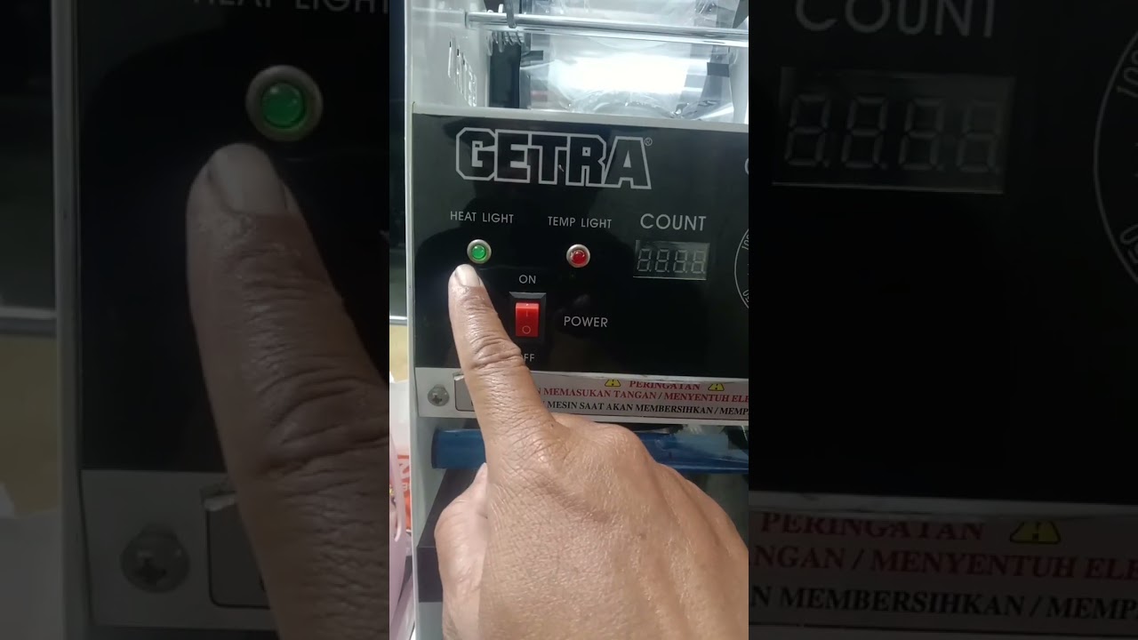 Как проверить индикатор машины для запечатывания чашек Getra