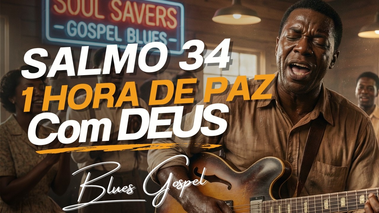 1 HORA DE BLUES GOSPEL: O Rugido do Leão e a Doçura da Graça (2026) #bluesgospel #adoração