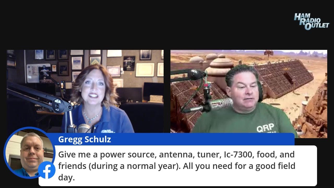 Field Day Themed Shack Chat Ray Novak, N9JA of Icom America