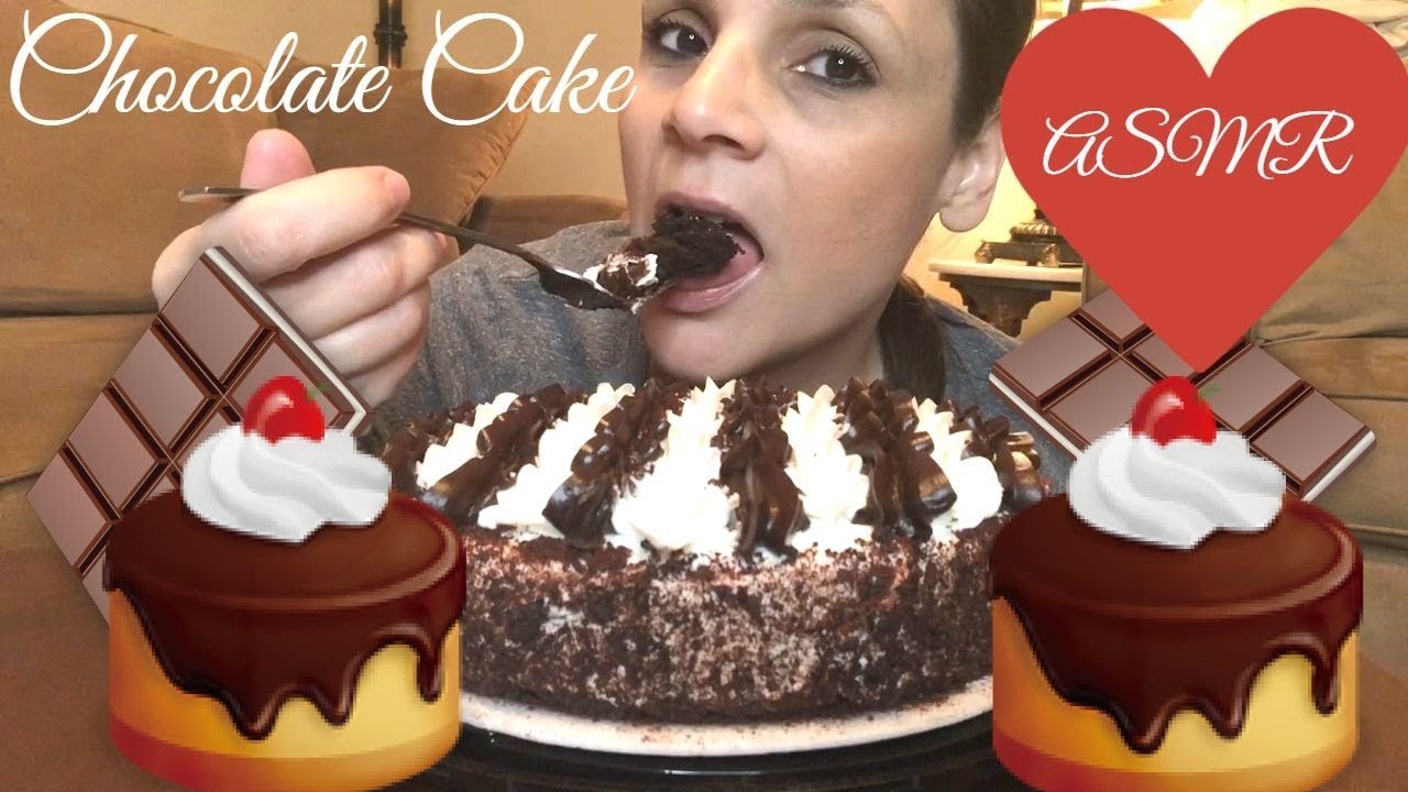 ASMR EATING CHOCOLATE FUDGE RIPPLE CAKE | *NO TALKING* | #ASMRCAKE #ASMRCHOCOLATECAKE #CAKEASMR