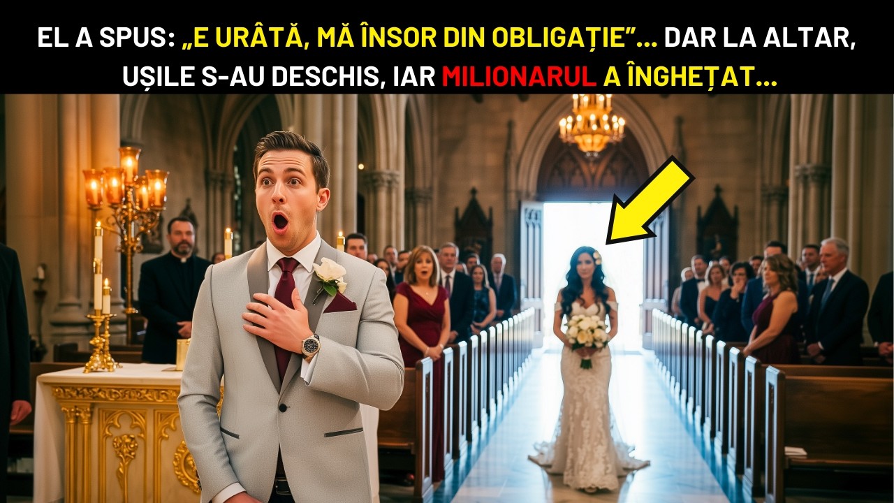 I-A SPUS MAMEI: „E URÂTĂ, MĂ ÎNSOR DIN OBLIGAȚIE”... DAR LA ALTAR MILIONARUL A ÎNGHEȚAT ȘI...