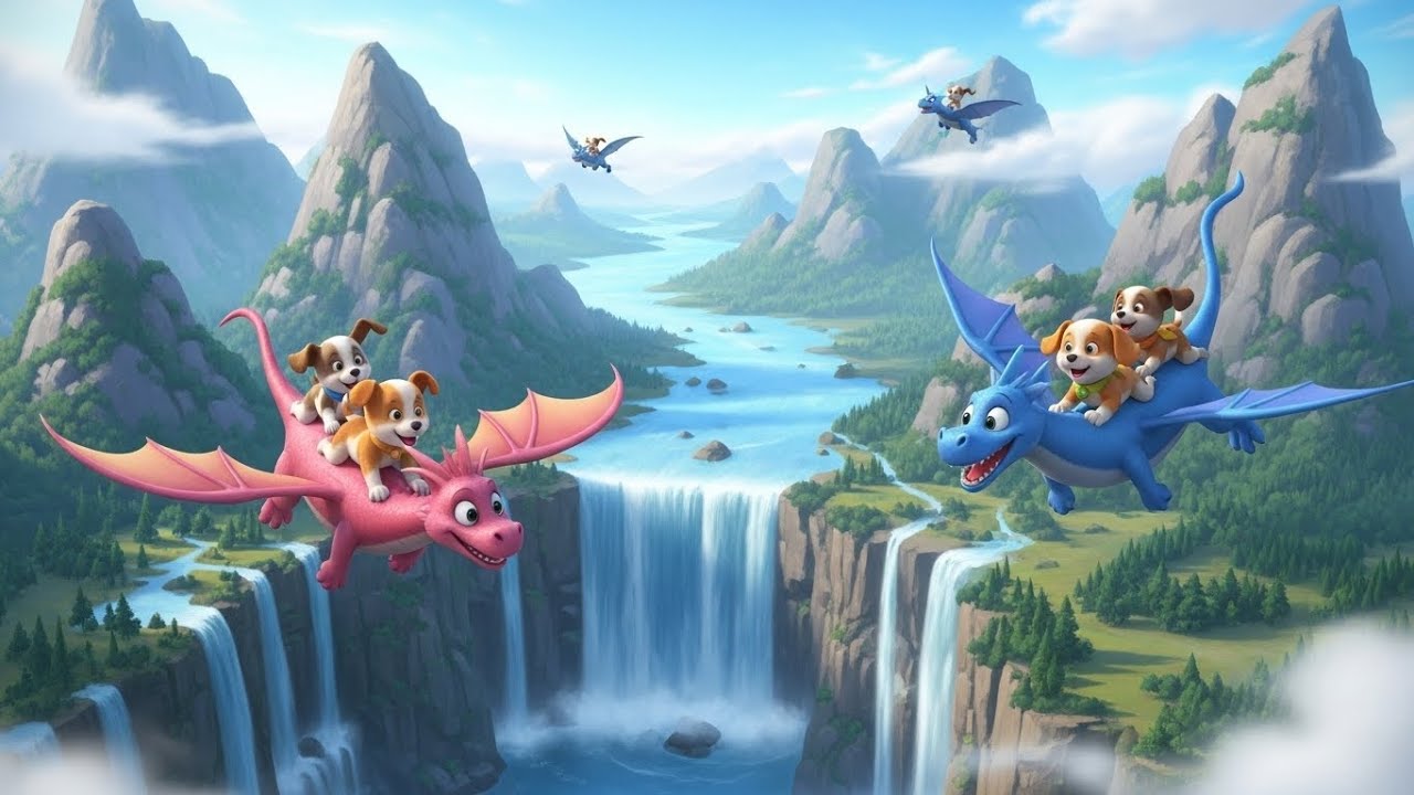 Puppy Dragon Friendship