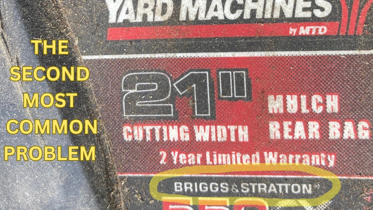 THE SECOND MOST COMMON PROBLEM WITH BRIGGS AND STRATTON PLASTIC CARBURETOR