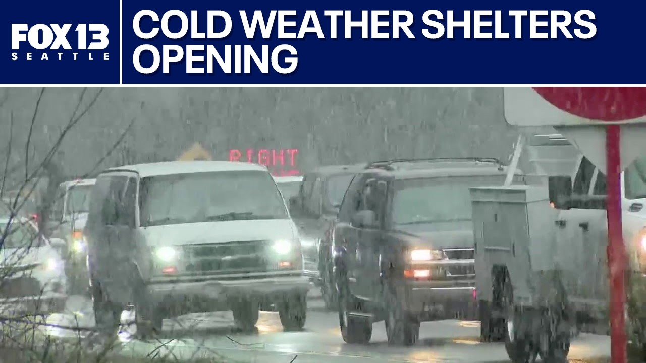 Cold weather shelters open as wintry mix hits Seattle area | FOX 13 Seattle