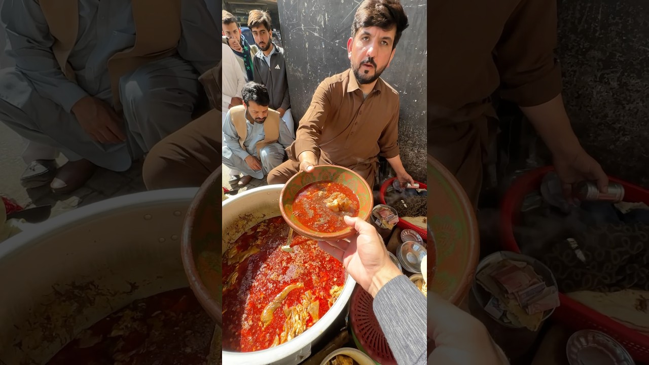 peshawari mashhur Siri Paye #shortsfeed #streetfoodspeshawar #foodie