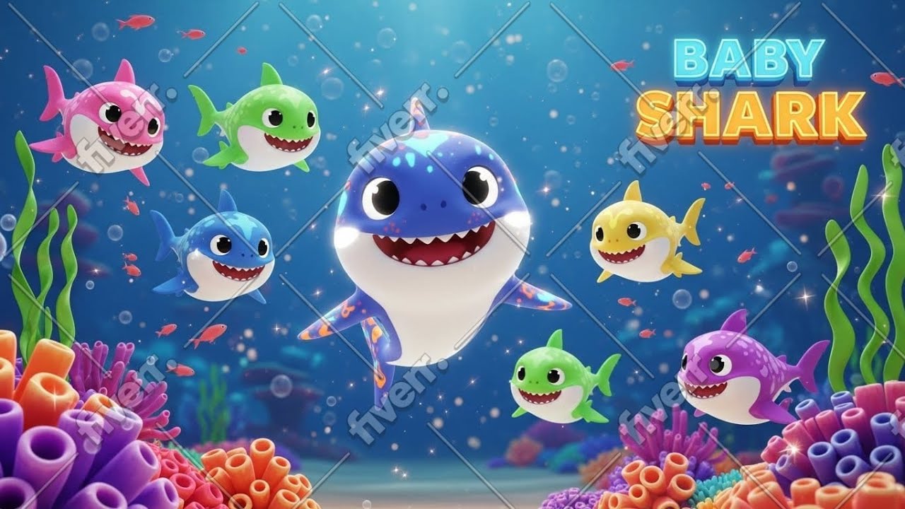 LittleCocoBee | Baby Shark 🦈🎶 | Sing Along Song for Kids #kidssongs #kidslearning #nurseryrhymes