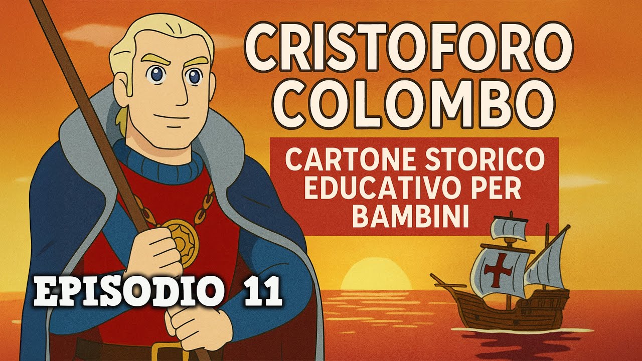 Cristoforo Colombo – Ep. 11 – Il soggiorno a Porto Santo | Cartone storico per bambini in italiano