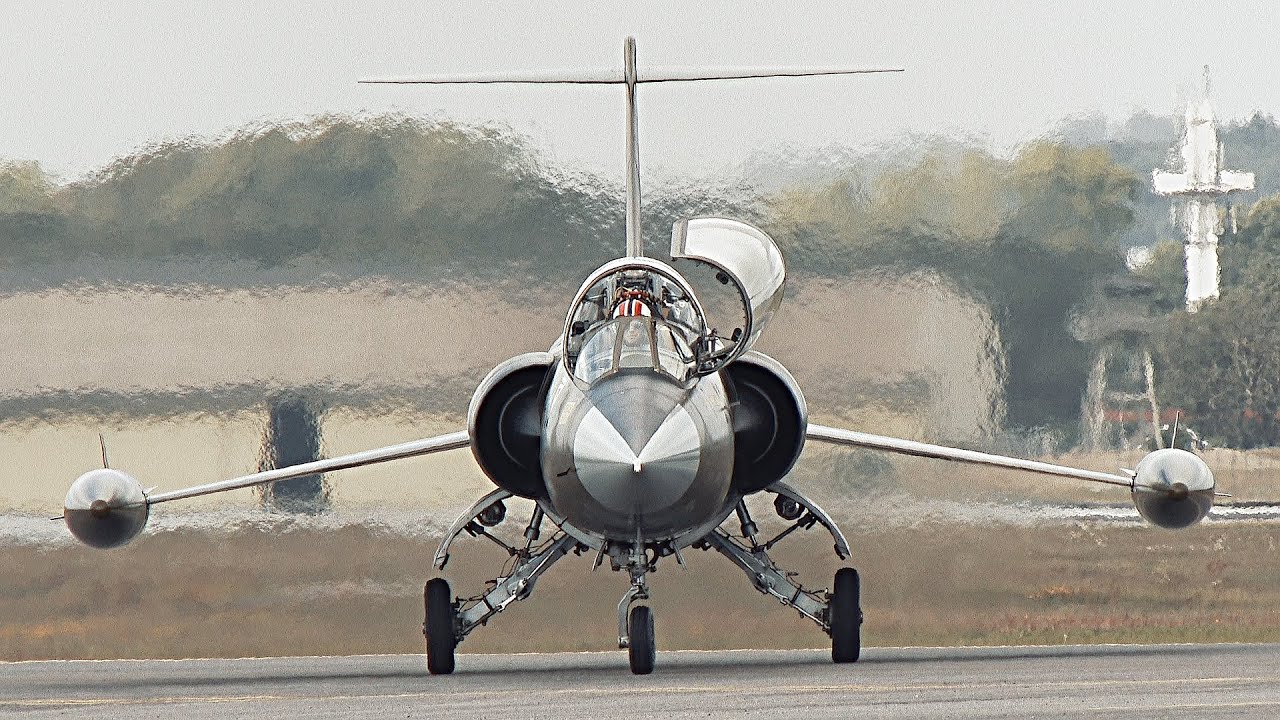 Starfighter 637 LN-STF: first display by Eskil Amdal | J79 engine sound no music