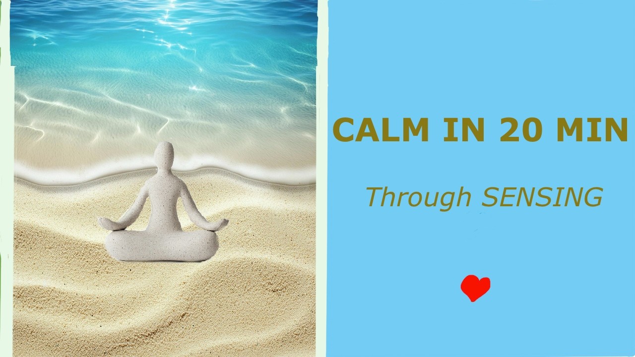 A 20 Min Guided Meditation, for finding CALM through FELT SENSE