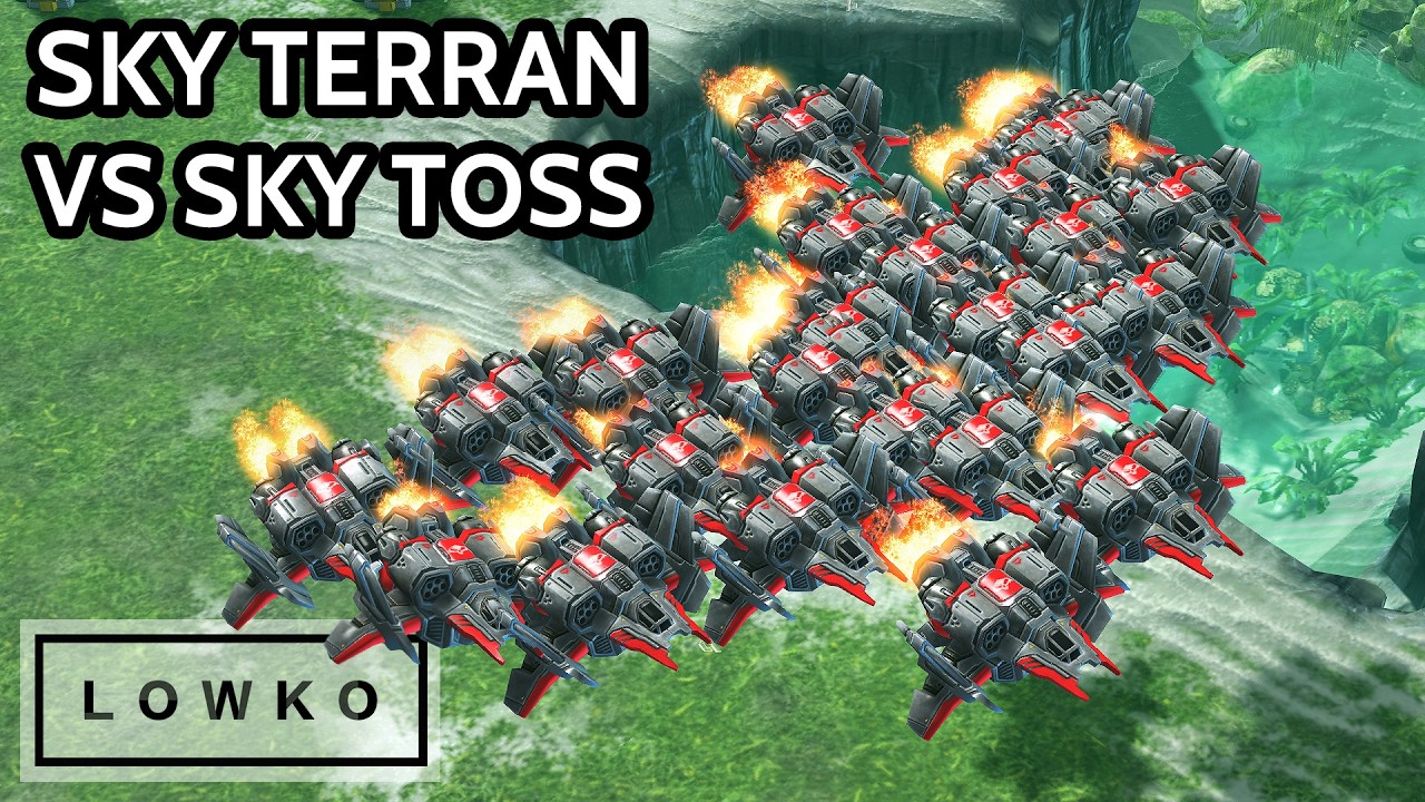 EPIC StarCraft 2: Sky Terran vs Sky Toss!