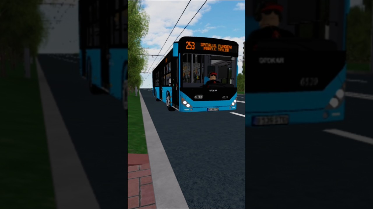 (STB BUCHAREST + @David_.agora539 + șofer de treabă) Autobuz Otokar Kent C12 #6539 pe linia 253